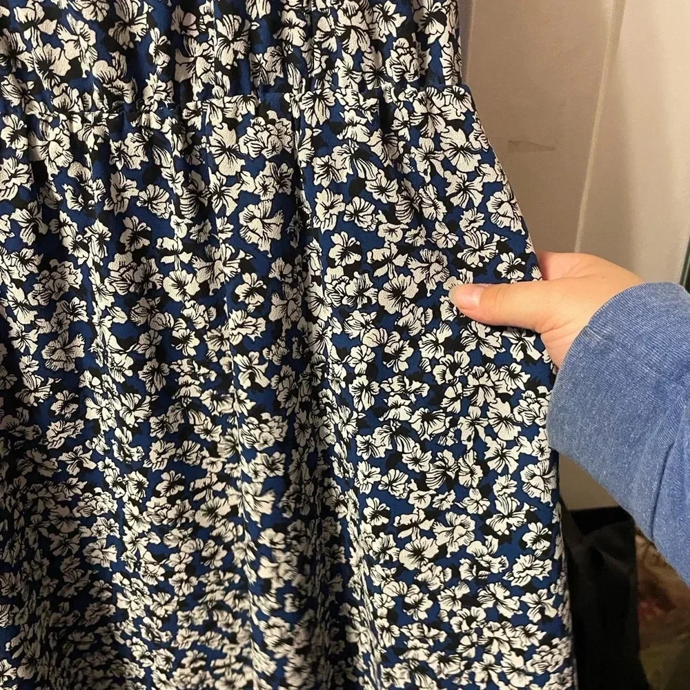 J.CREW BLUE FLORAL SUNDRESS